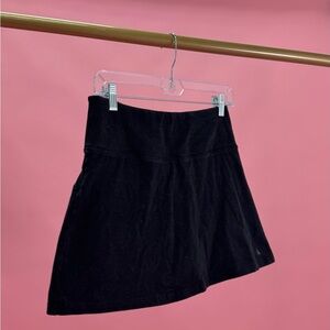 Hollister Black Asymmetrical Skater Mini Skirt